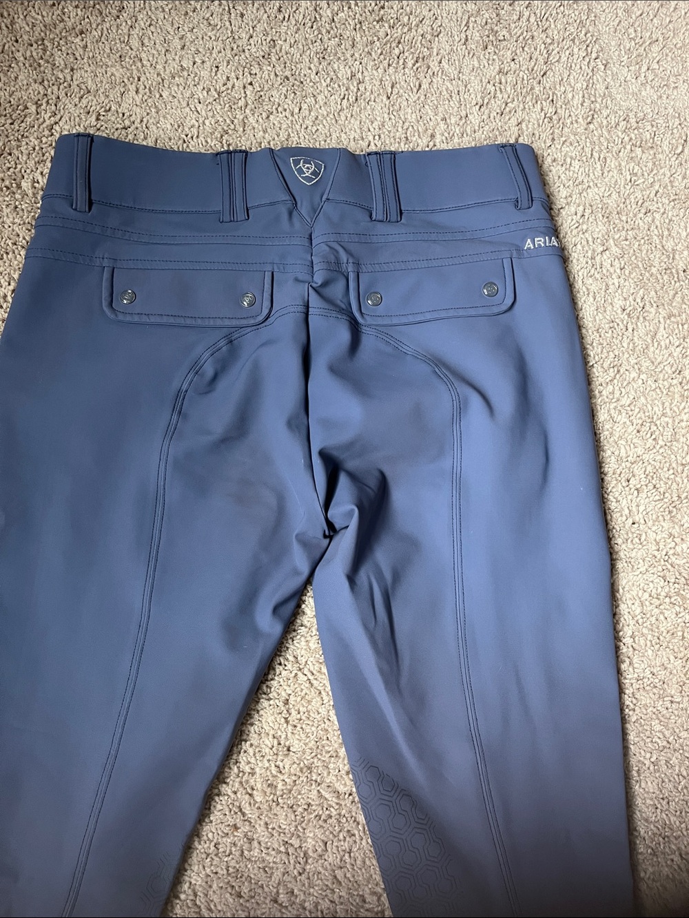 Ariat ladies Slate Blue Performance Riding Breeches - Picture 4 of 4